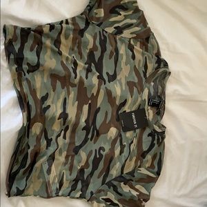 Forever 21 Tops - See through camo top Forever 21 Tops - See through camo top